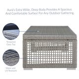 Aura 4 Piece Outdoor Patio Wicker Rattan Set - BUILDMYPLACE