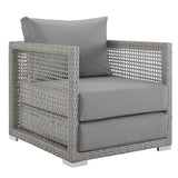 Aura 4 Piece Outdoor Patio Wicker Rattan Set - BUILDMYPLACE