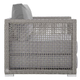 Aura 4 Piece Outdoor Patio Wicker Rattan Set - BUILDMYPLACE
