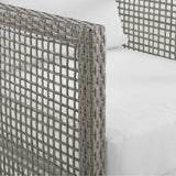 Aura 4 Piece Outdoor Patio Wicker Rattan Set - BUILDMYPLACE
