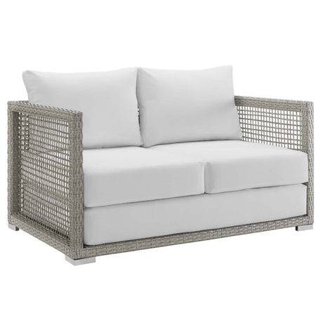 Aura 6 Piece Outdoor Patio Wicker Rattan Set - BUILDMYPLACE