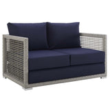 Aura 6 Piece Outdoor Patio Wicker Rattan Set - BUILDMYPLACE