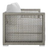 Aura Outdoor Patio Wicker Rattan Loveseat - BUILDMYPLACE