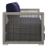 Aura Outdoor Patio Wicker Rattan Loveseat - BUILDMYPLACE