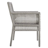 Aura Outdoor Patio Wicker Rattan Set In 7 Piece - BUILDMYPLACE