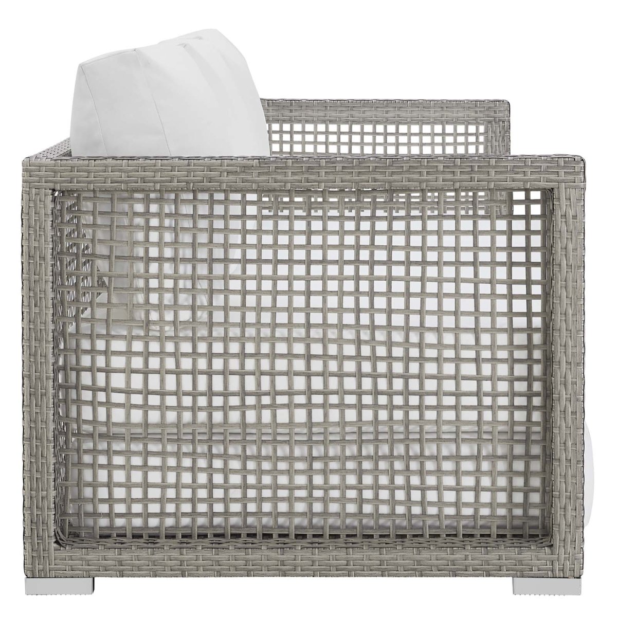 Aura Outdoor Patio Wicker Rattan Sofa - BUILDMYPLACE