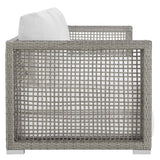 Aura Outdoor Patio Wicker Rattan Sofa - BUILDMYPLACE