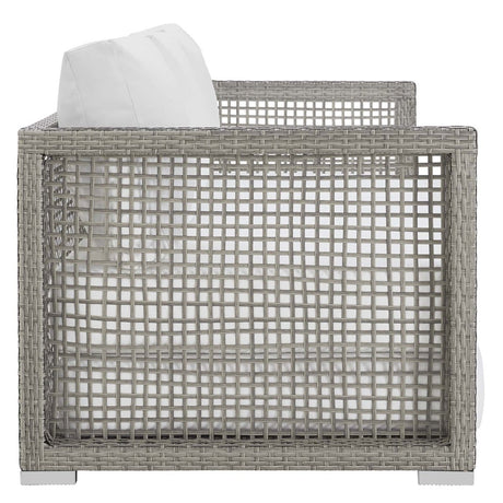Aura Outdoor Patio Wicker Rattan Sofa - BUILDMYPLACE
