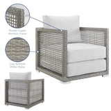 Aura Rattan Outdoor Patio Armchair - BUILDMYPLACE