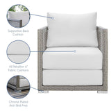 Aura Rattan Outdoor Patio Armchair - BUILDMYPLACE