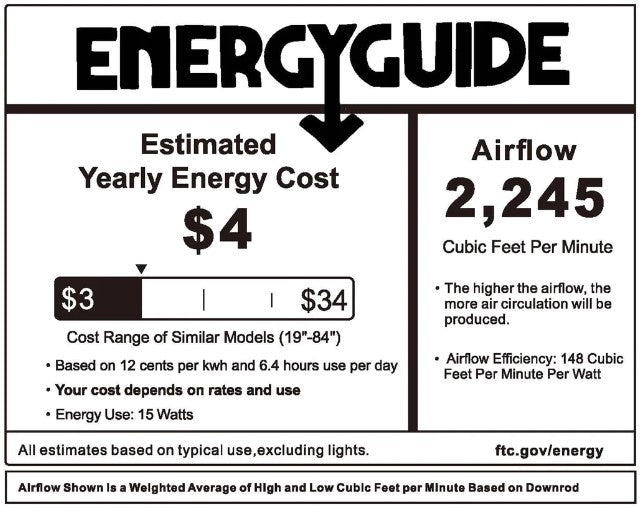 AURORA 52 inch 3 - Blade Flush Mount Smart Ceiling Fan with LED Light & Remote - LEDMyPlace