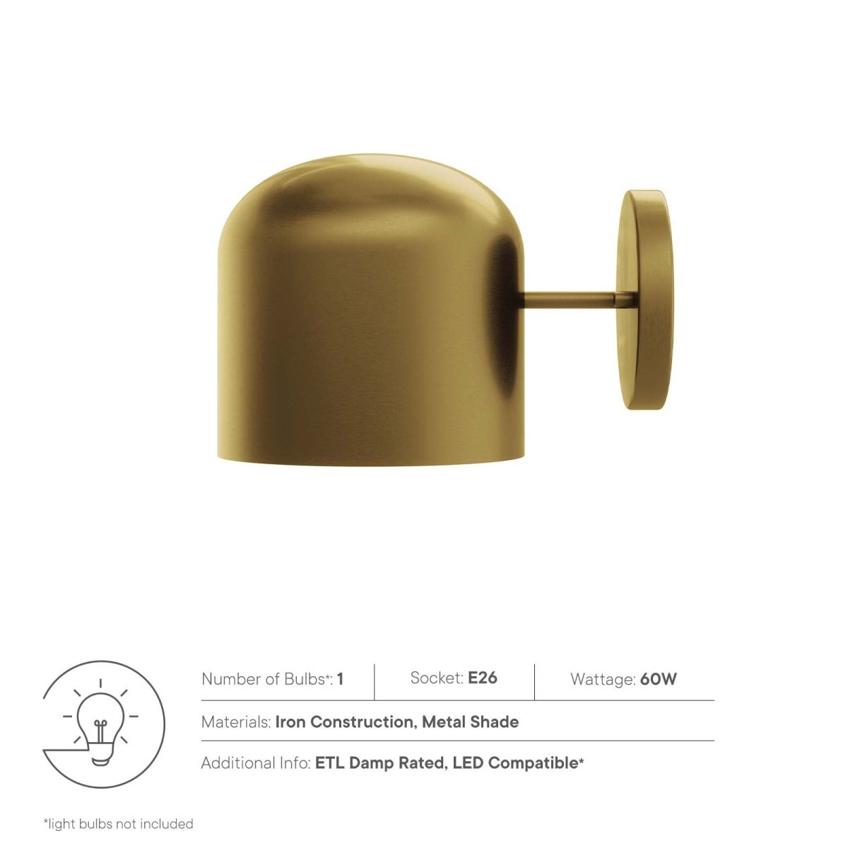Avenue 1 - Light Wall Sconce - BUILDMYPLACE