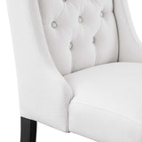 Baronet Button Tufted Fabric Dining Chair - BUILDMYPLACE