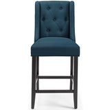 Baronet Counter Bar Stool Upholstered Fabric Set of 2 - BUILDMYPLACE