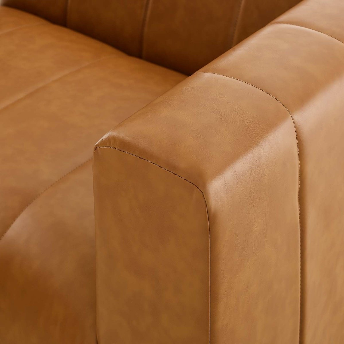 Bartlett Vegan Leather 3 - Piece Sofa - BUILDMYPLACE