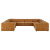 Bartlett Vegan Leather 8 - Piece Sectional Sofa - BUILDMYPLACE