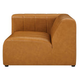 Bartlett Vegan Leather Left - Arm Chair - BUILDMYPLACE