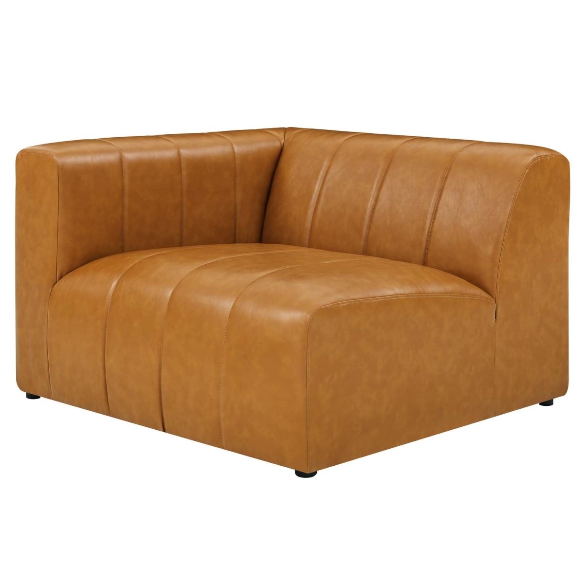 Bartlett Vegan Leather Left - Arm Chair - BUILDMYPLACE