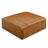 Bartlett Vegan Leather Ottoman - BUILDMYPLACE