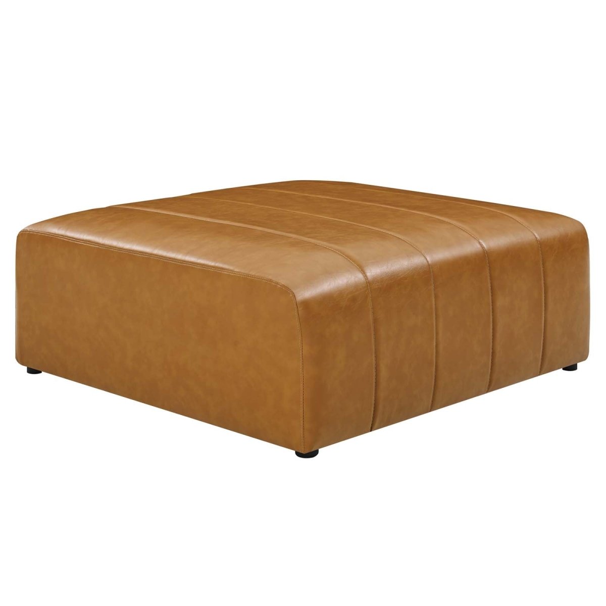 Bartlett Vegan Leather Ottoman - BUILDMYPLACE