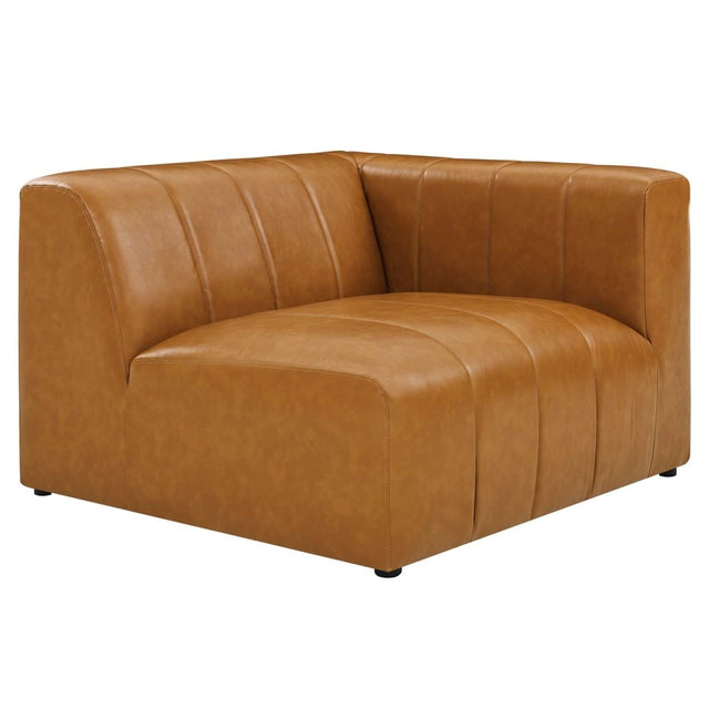 Bartlett Vegan Leather Right - Arm Chair - BUILDMYPLACE