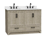 Bathroom Vanities With Sink - Retford (Light Wood) - BUILDMYPLACE