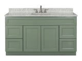 Bathroom Vanity Without Sink - Forest Green - BUILDMYPLACE