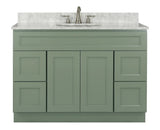 Bathroom Vanity Without Sink - Forest Green - BUILDMYPLACE