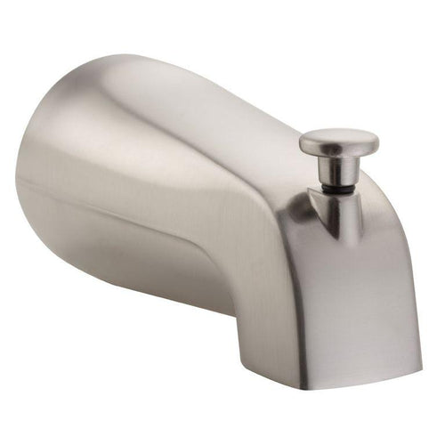 Bathtub Spout Valve W/ Diverter - 5.5 x 2.5 x 2.5 - 1/2 NPT Connection/Wallmount - Bathroom Plumbing Fixture