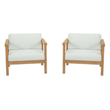 Bayport 2 Piece Outdoor Patio Teak Set - BUILDMYPLACE