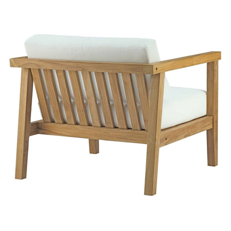 Bayport 5 Piece Outdoor Patio Teak Set - BUILDMYPLACE