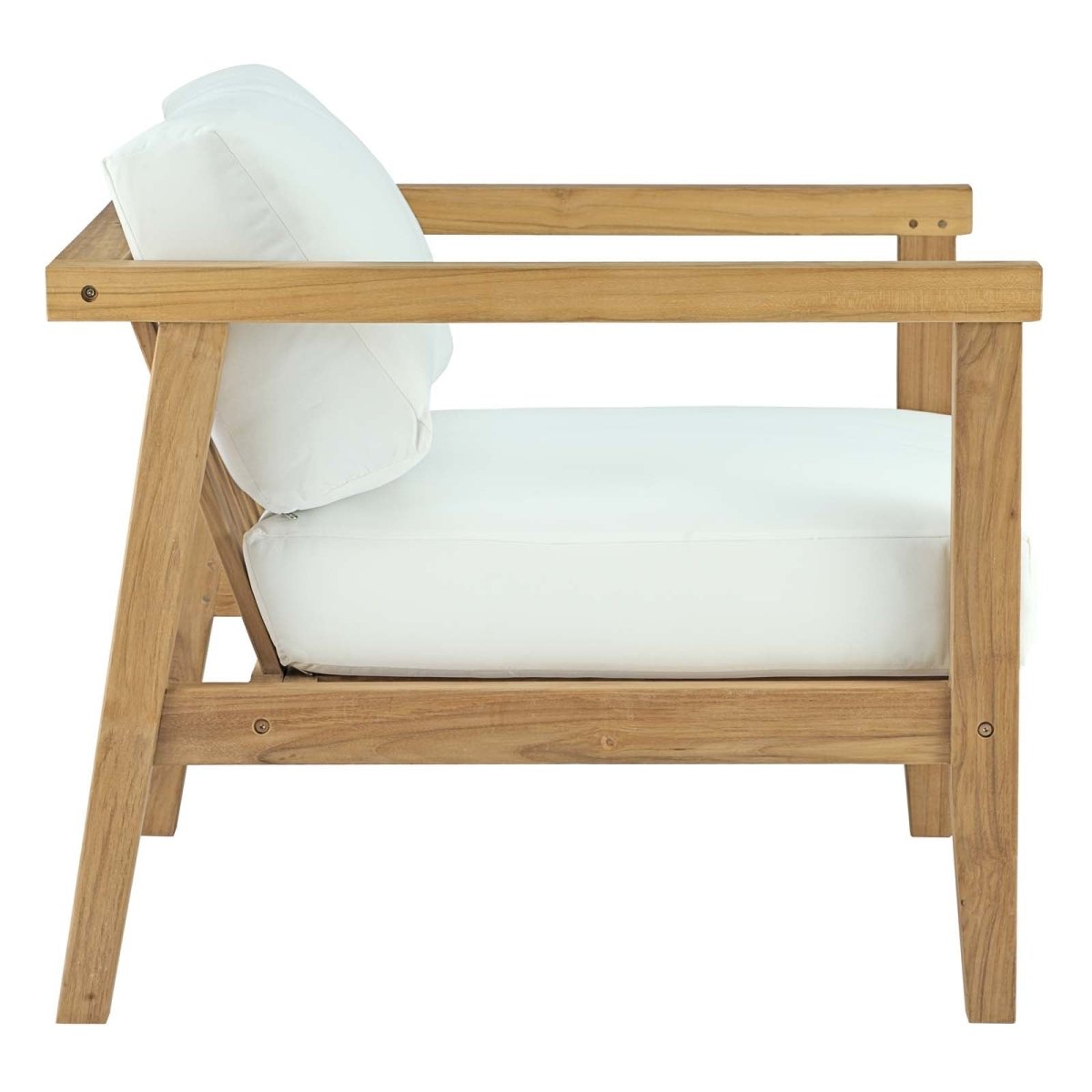Bayport 6 Piece Outdoor Patio Teak Set - BUILDMYPLACE
