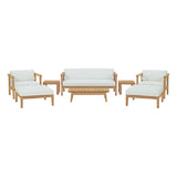Bayport 8 Piece Outdoor Patio Teak Set - BUILDMYPLACE