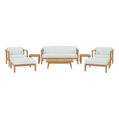 Bayport 8 Piece Outdoor Patio Teak Set