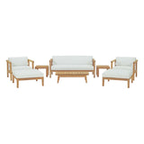 Bayport 8 Piece Outdoor Patio Teak Set - BUILDMYPLACE
