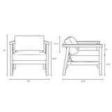 Bayport Outdoor Patio Teak Armchair - BUILDMYPLACE