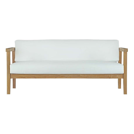 Bayport Outdoor Patio Teak Sofa - BUILDMYPLACE