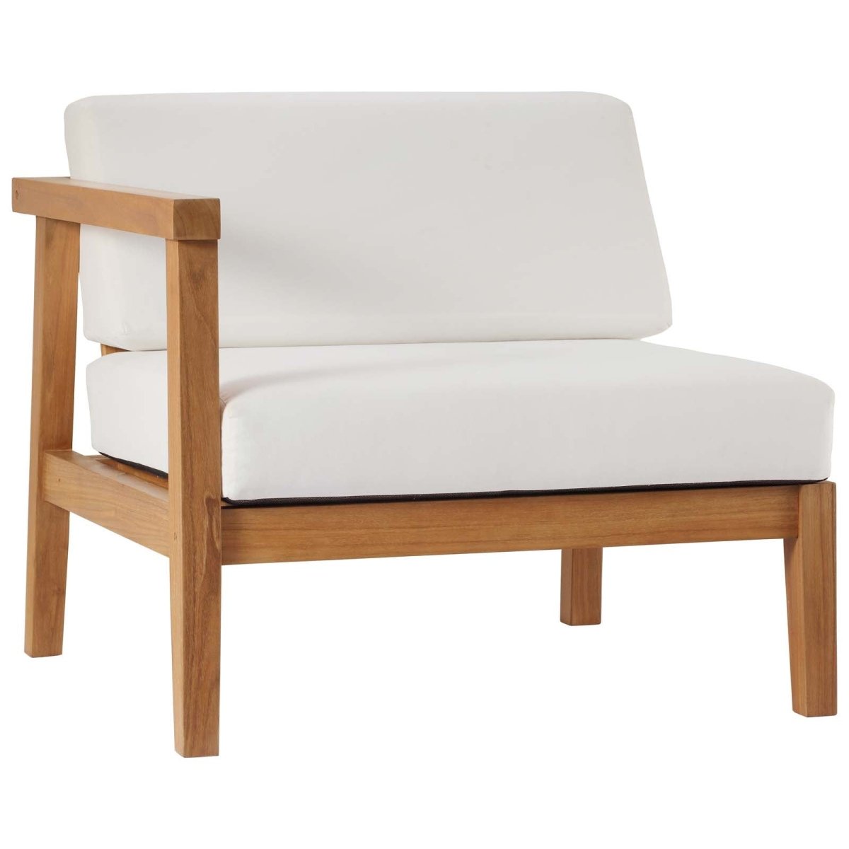 Bayport Outdoor Patio Teak Wood 3 - Piece Sectional Sofa Set - BUILDMYPLACE