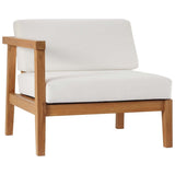 Bayport Outdoor Patio Teak Wood 3 - Piece Sectional Sofa Set - BUILDMYPLACE