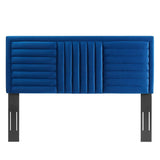 Believe Channel Tufted Performance Velvet Full/Queen Headboard - BUILDMYPLACE