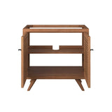 Birdie Teak Wood Bathroom Vanity Cabinet (Sink Basin Not Included) - BUILDMYPLACE