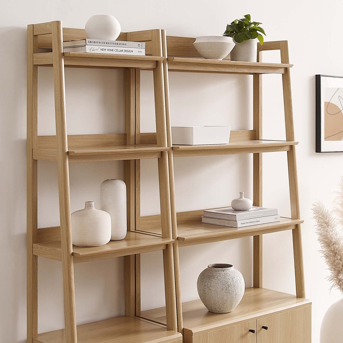 Bixby Wood Bookshelves - Set of 2 - BUILDMYPLACE