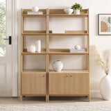 Bixby Wood Bookshelves - Set of 2 - BUILDMYPLACE