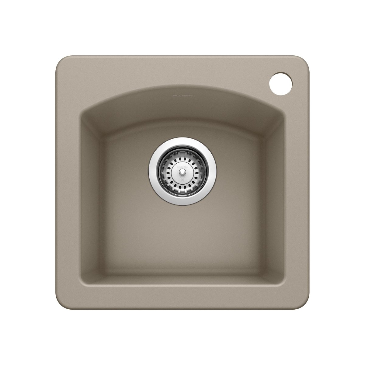 Blanco Diamond Silgranit Drop - In or Undermount Bar Sink, 15" X 15" - BUILDMYPLACE