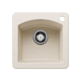 Blanco Diamond Silgranit Drop - In or Undermount Bar Sink, 15" X 15" - BUILDMYPLACE