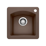 Blanco Diamond Silgranit Drop - In or Undermount Bar Sink, 15" X 15" - BUILDMYPLACE