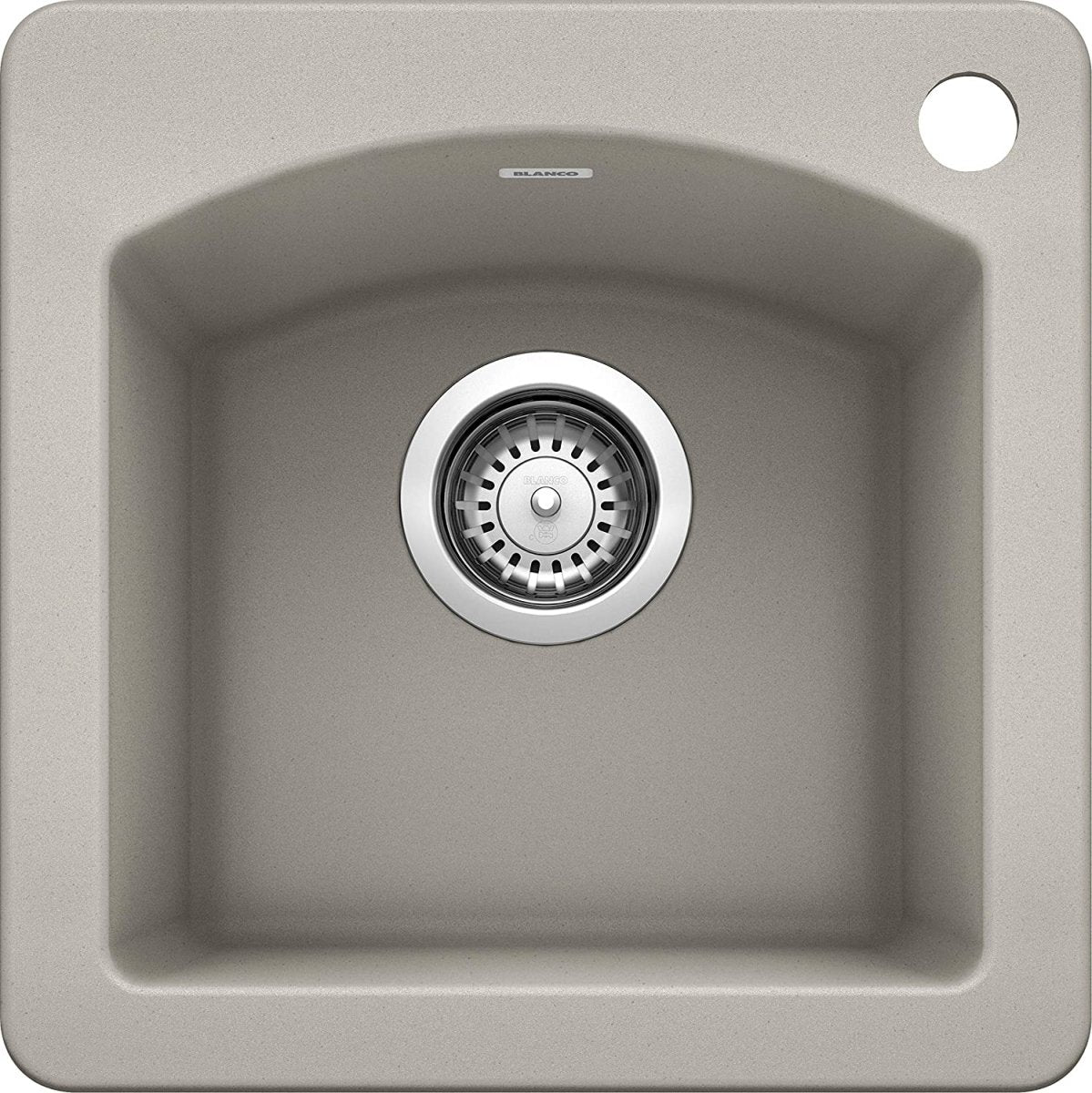 Blanco Diamond Silgranit Drop - In or Undermount Bar Sink, 15" X 15" - BUILDMYPLACE