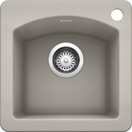 Blanco Diamond Silgranit Drop - In or Undermount Bar Sink, 15" X 15" - BUILDMYPLACE