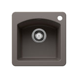 Blanco Diamond Silgranit Drop - In or Undermount Bar Sink, 15" X 15" - BUILDMYPLACE