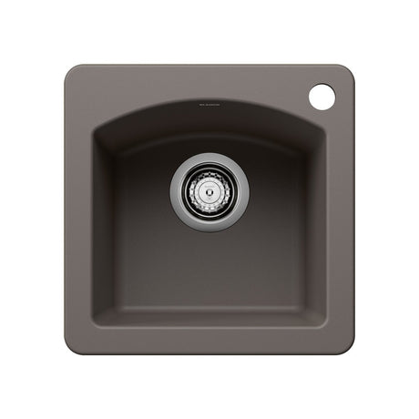 Blanco Diamond Silgranit Drop - In or Undermount Bar Sink, 15" X 15" - BUILDMYPLACE